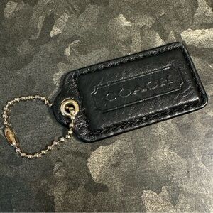 Coach Large Smooth Leather Replacement Handbag Bag Purse Charm FOB Hang Tag Key